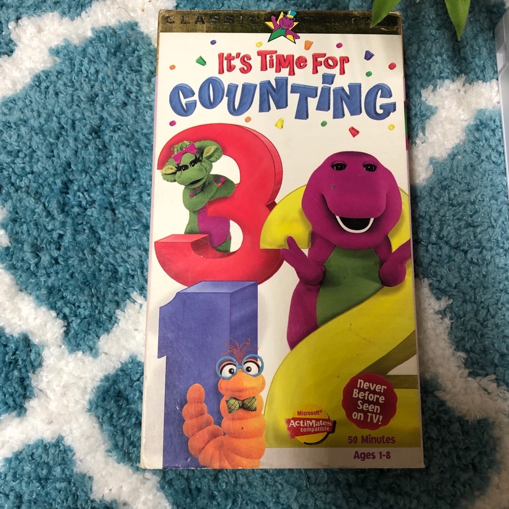 Barney - It’s time for Counting: VHS Home Movie Tape